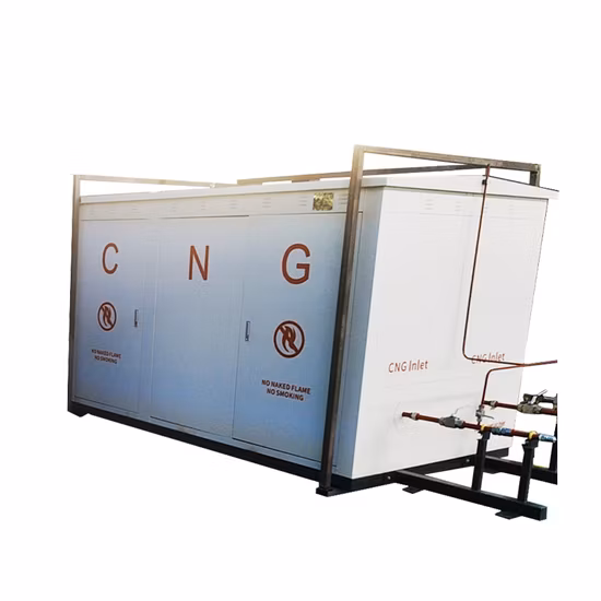 Блок регулирования давления промышленного газа