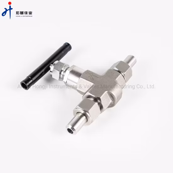 Игольчатый клапан для стыковой сварки SS316 со встроенным корпусом