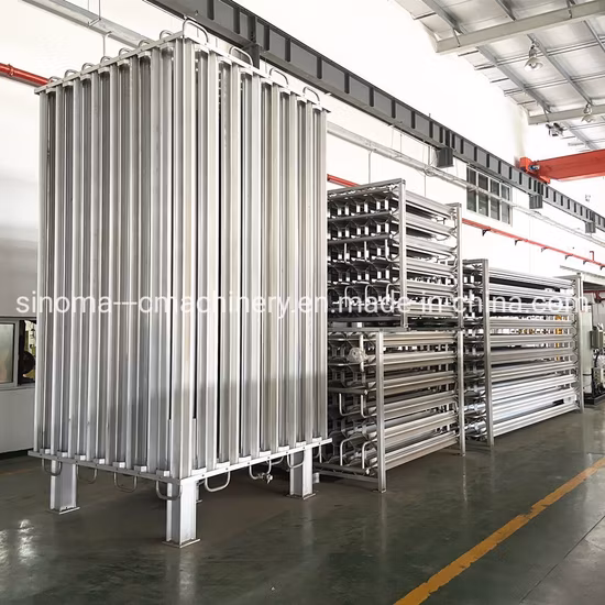 Промышленный СПГ Lin Lox Lar Станция заправки газовых баллонов Насос Испарители окружающего воздуха