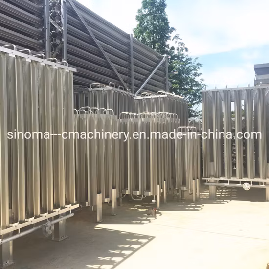 Криогенный жидкий газ СПГ с воздушным нагревом при окружающей среде испаритель